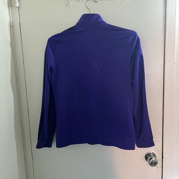 Adidas purple Jacket with Black Logo - Picture 3 of 9